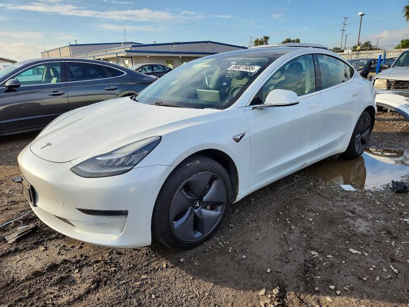 TESLA MODEL 3 2019 with VIN 5YJ3E1EAXKF331582 - Photo from auction
