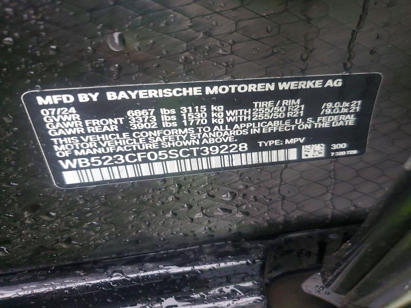 Photo 14 from auction – 2025 BMW IX with VIN WB523CF05SCT39228