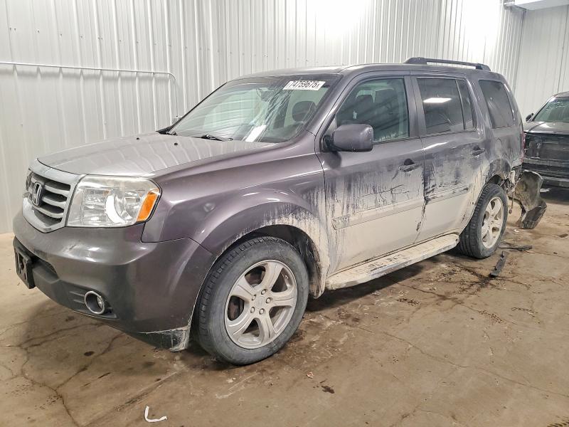 HONDA PILOT EXLN 2015 with VIN 5FNYF4H70FB036663 - Photo from auction