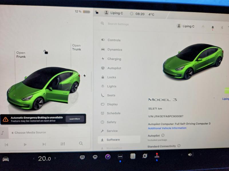 Photo 9 from auction – 2023 TESLA MODEL 3 with VIN LRW3E1FA8PC900087