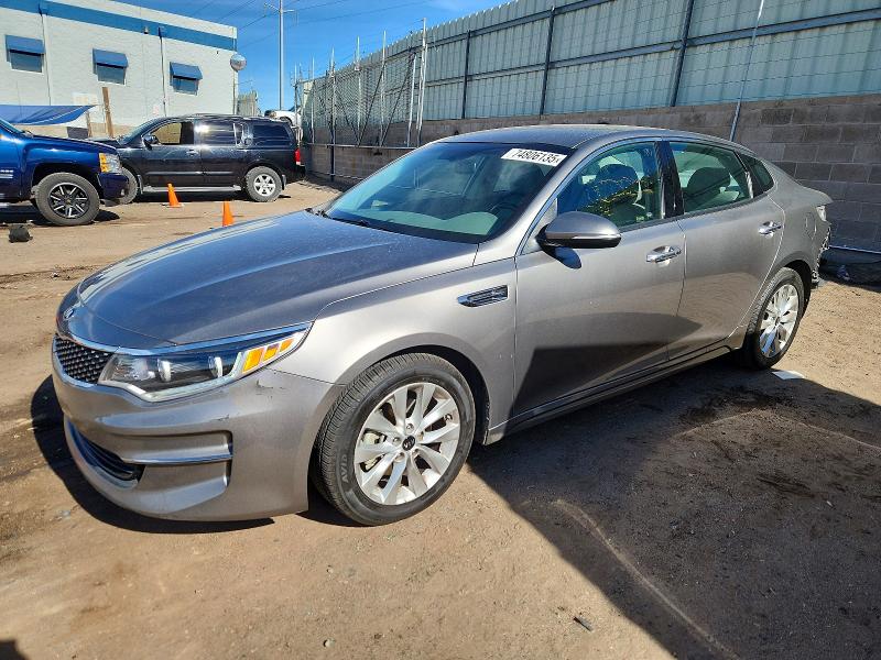 KIA OPTIMA EX 2016 with VIN 5XXGU4L3XGG106206 - Photo from auction