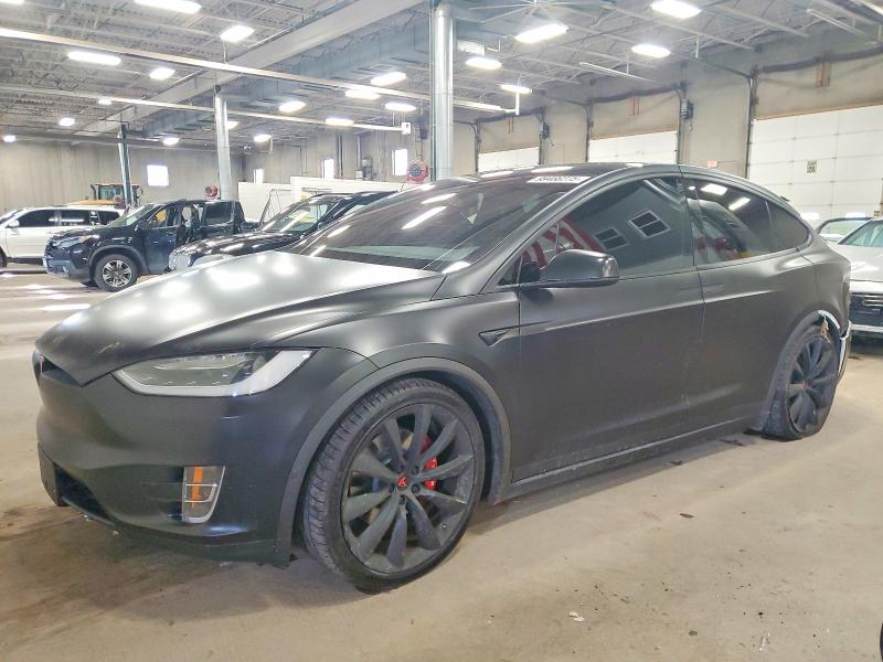 TESLA MODEL X 2017 with VIN 5YJXCBE24HF044513 - Photo from auction