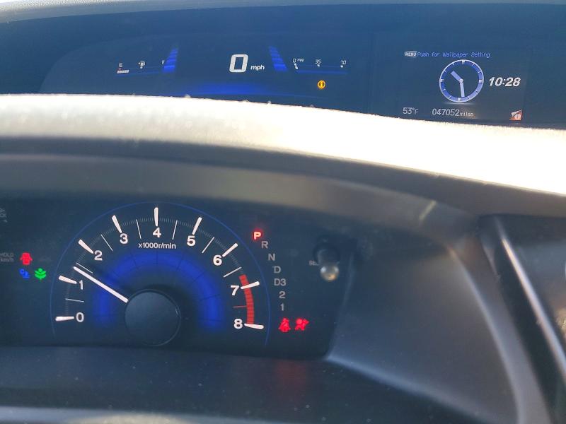 Photo 9 from auction – 2013 HONDA CIVIC with VIN 2HGFB2F5XDH526870