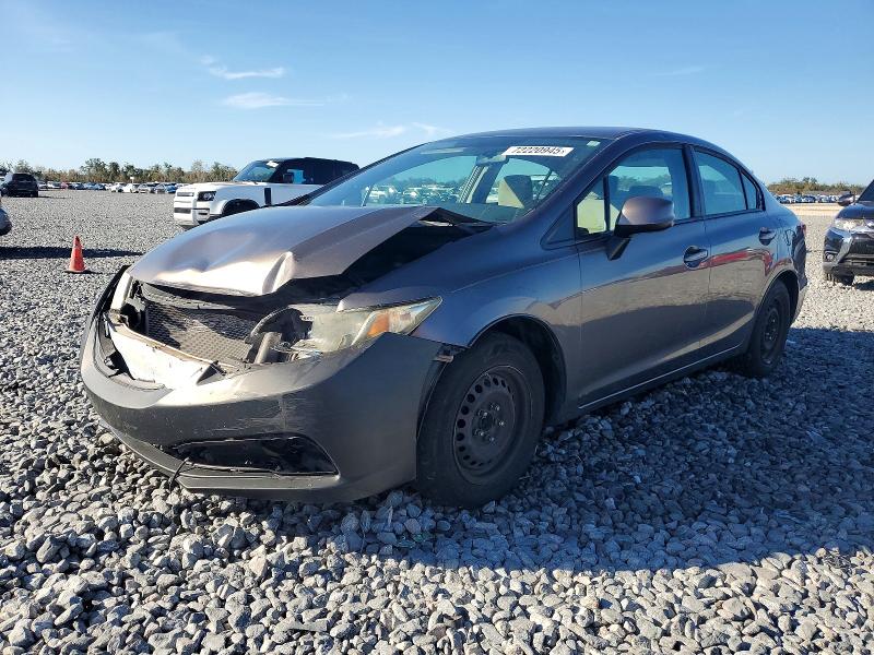 HONDA CIVIC LX 2013 with VIN 19XFB2F53DE036006 - Photo from auction