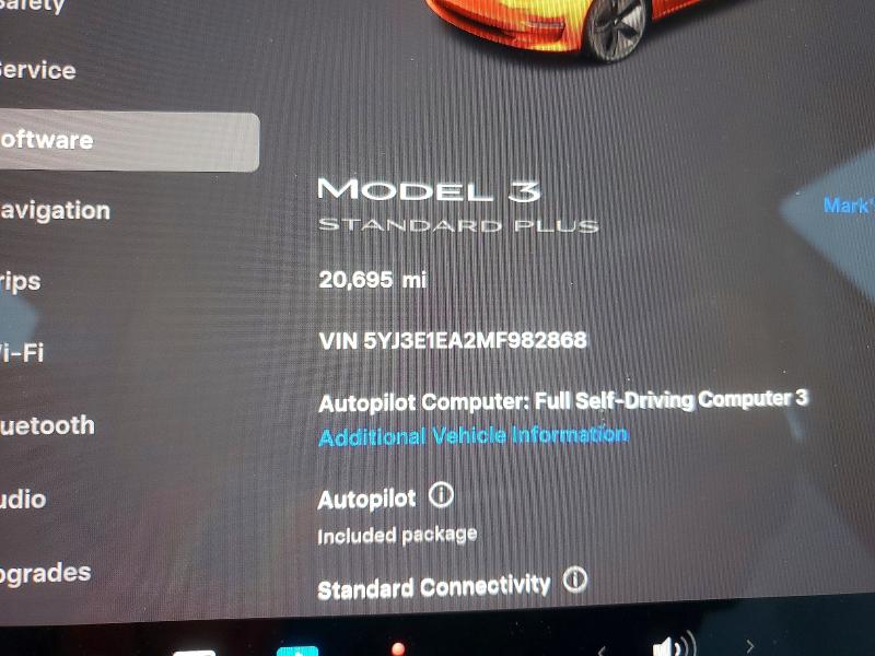Photo 9 from auction – 2021 TESLA MODEL 3 with VIN 5YJ3E1EA2MF982868