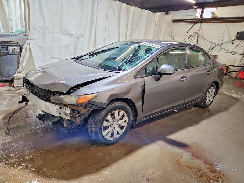 HONDA CIVIC LX 2012 مع رقم تعريف المركبة 19XFB2F56CE358380 - صورة من المزاد