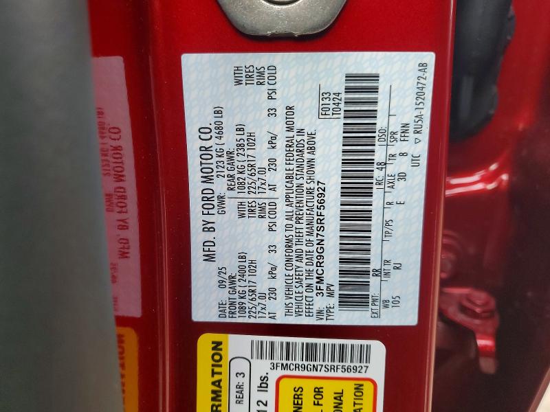 Photo 14 from auction – 2025 FORD BRONCO SPO with VIN 3FMCR9GN7SRF56927
