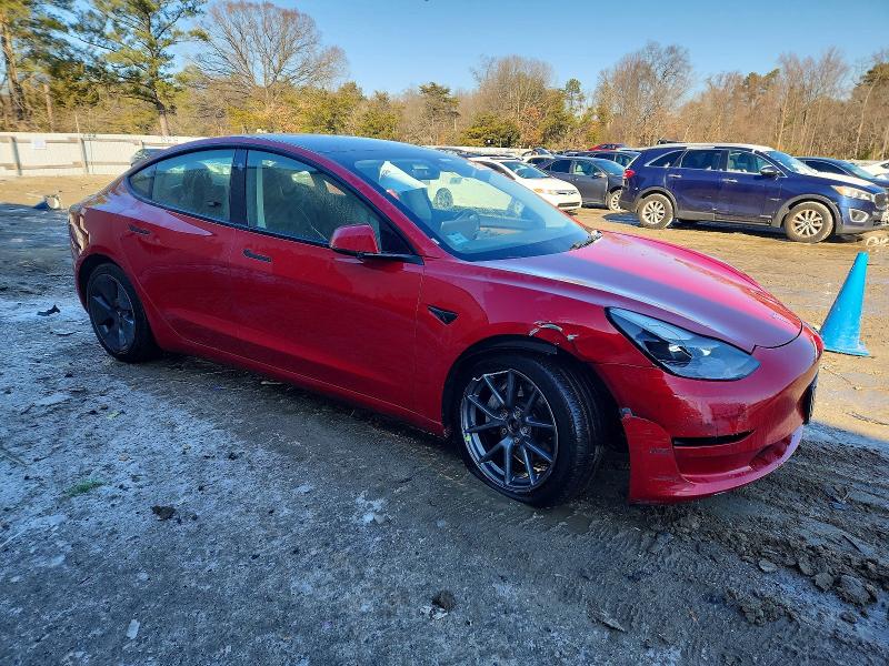 Photo 4 from auction – 2022 TESLA MODEL 3 with VIN 5YJ3E1EB7NF288056