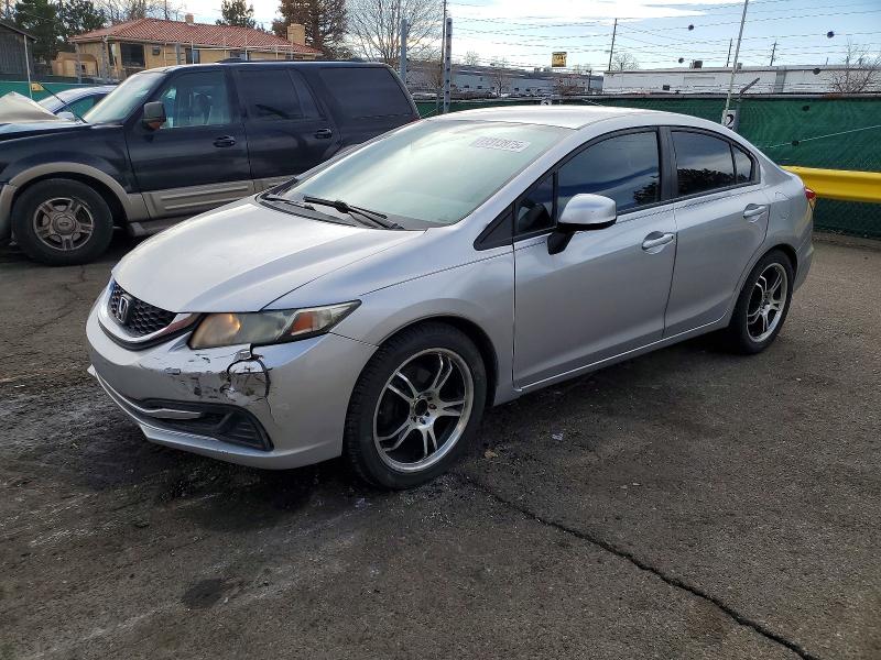 HONDA CIVIC LX 2013 with VIN 19XFB2F52DE025336 - Photo from auction