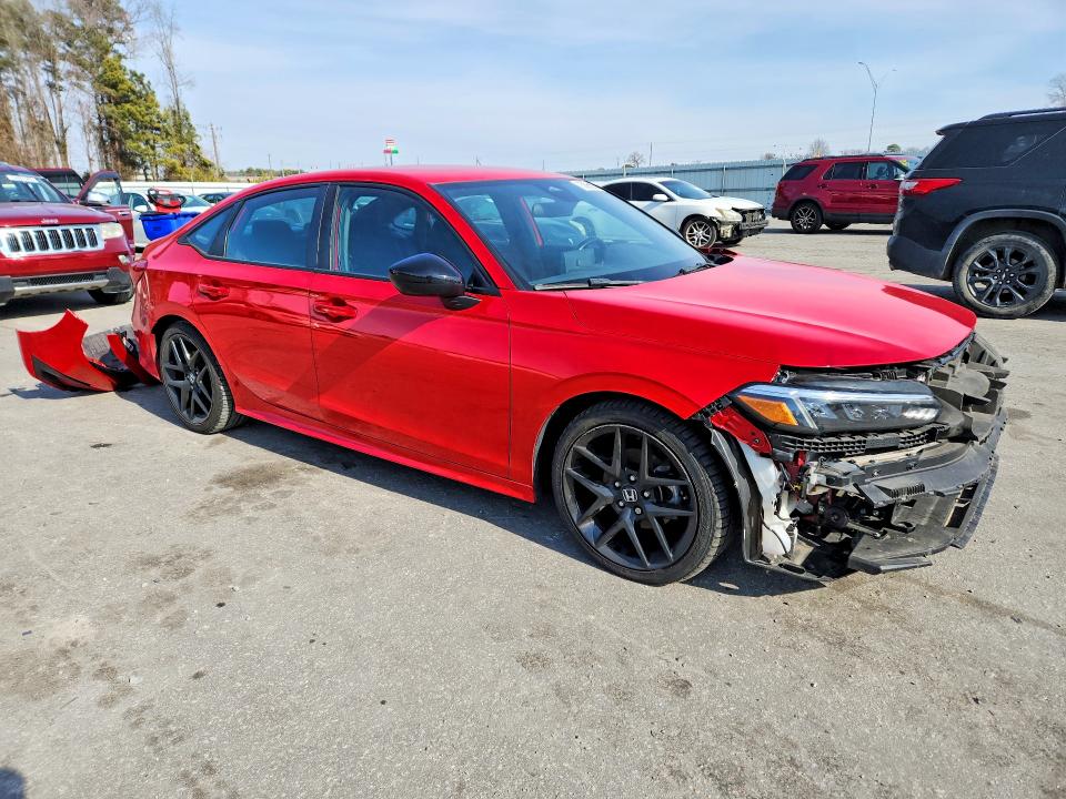 Photo 4 from auction – 2022 HONDA CIVIC with VIN 2HGFE2F52NH580513