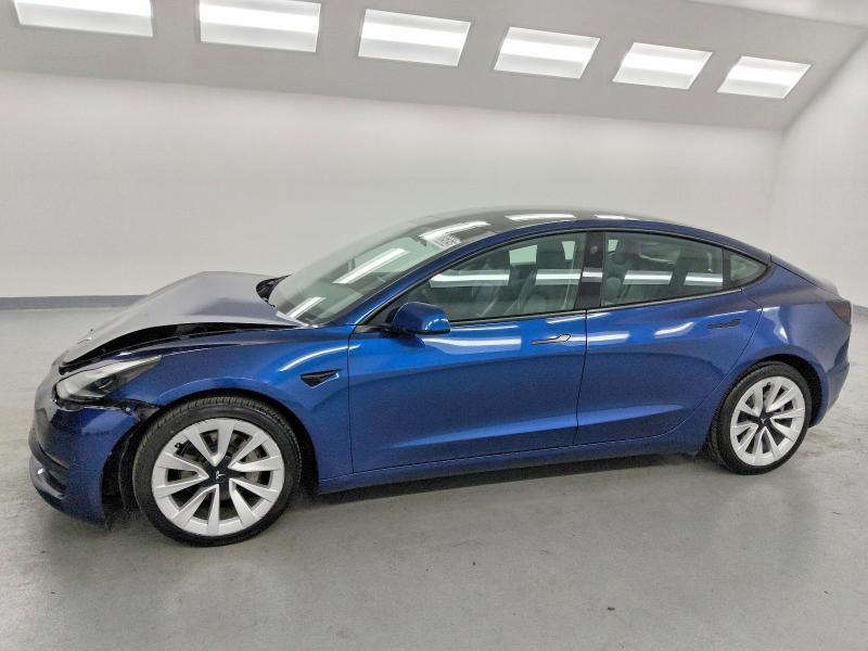 TESLA MODEL 3 2022 with VIN 5YJ3E1EB2NF305166 - Photo from auction