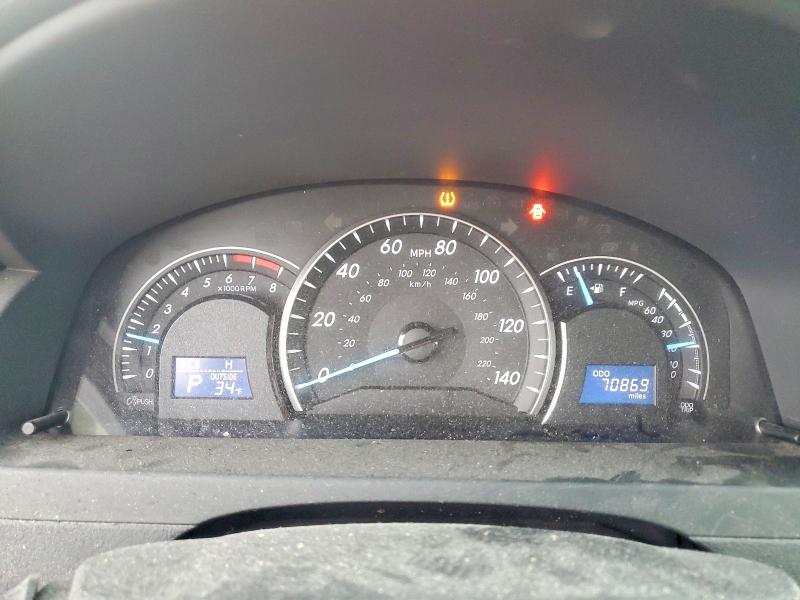Photo 9 from auction – 2012 TOYOTA CAMRY BASE with VIN 4T4BF1FK8CR269657