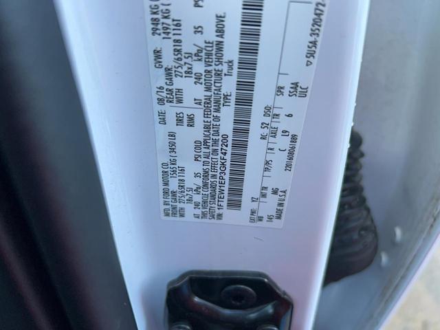 Photo 10 from auction – 2016 FORD F150 SUPER with VIN 1FTEW1EP3GKF47200