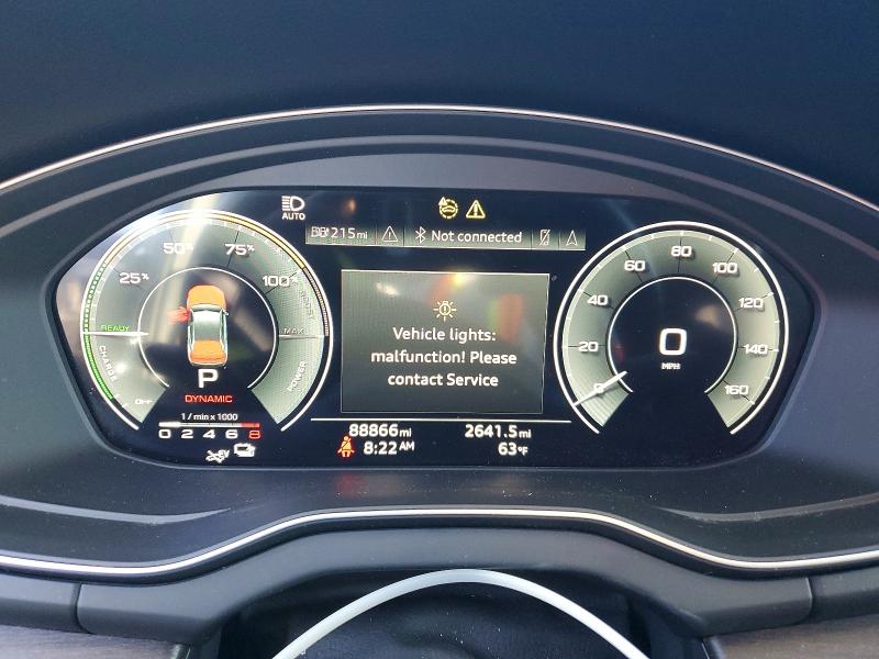 Photo 9 from auction – 2021 AUDI Q5 E PREST with VIN WA1F2AFY9M2069989