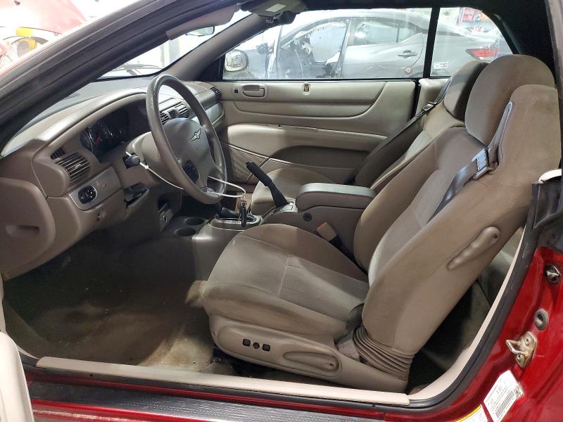 Photo 7 from auction – 2006 CHRYSLER SEBRING with VIN 1C3EL55R96N116167