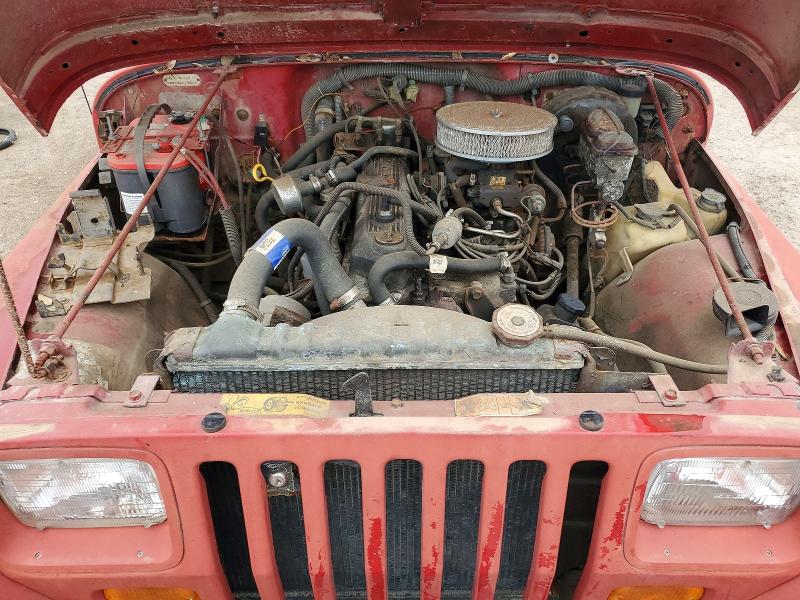 Photo 11 from auction – 1988 JEEP WRANGLER with VIN 2BCCV81K6JB525255