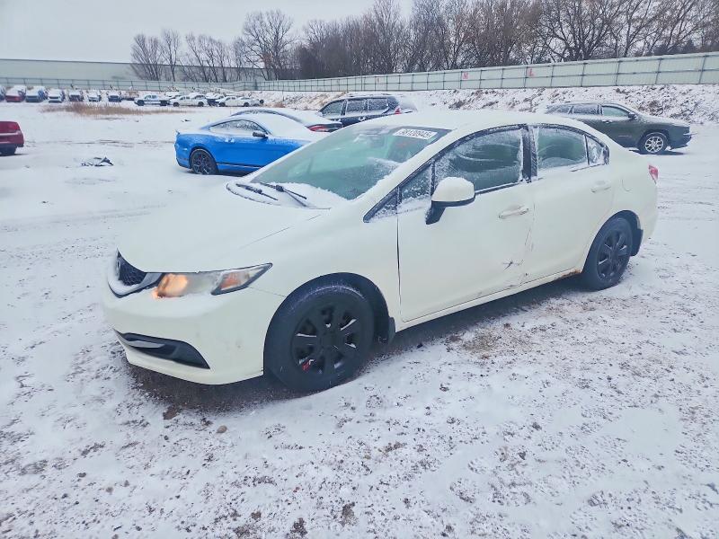 Photo 1 from auction – 2013 HONDA CIVIC LX with VIN 19XFB2F58DE089445