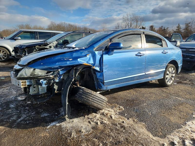HONDA CIVIC EX 2010 with VIN 19XFA1F85AE087350 - Photo from auction