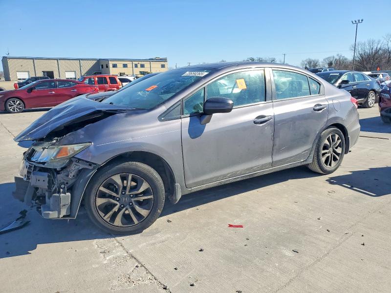 HONDA CIVIC EX 2014 with VIN 19XFB2F84EE037161 - Photo from auction