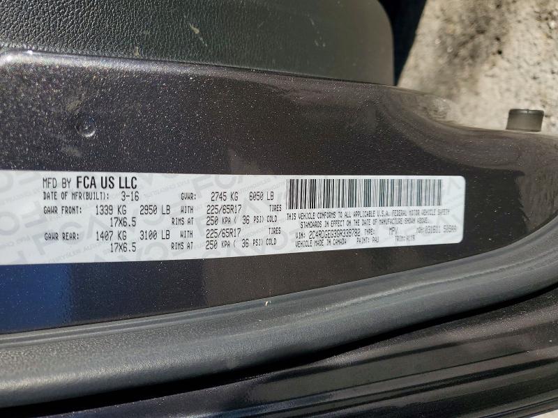 Photo 14 from auction – 2016 DODGE GRAND CARA with VIN 2C4RDGEG3GR339782