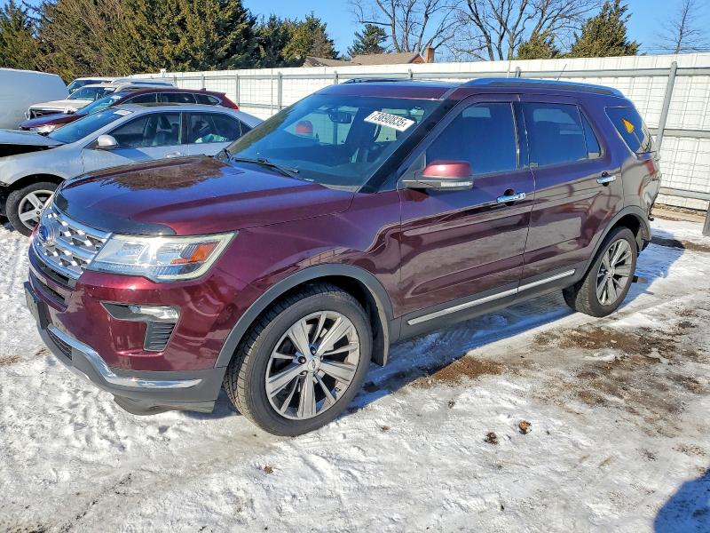 FORD EXPLORER L 2018 with VIN 1FM5K8FH7JGA40415 - Photo from auction