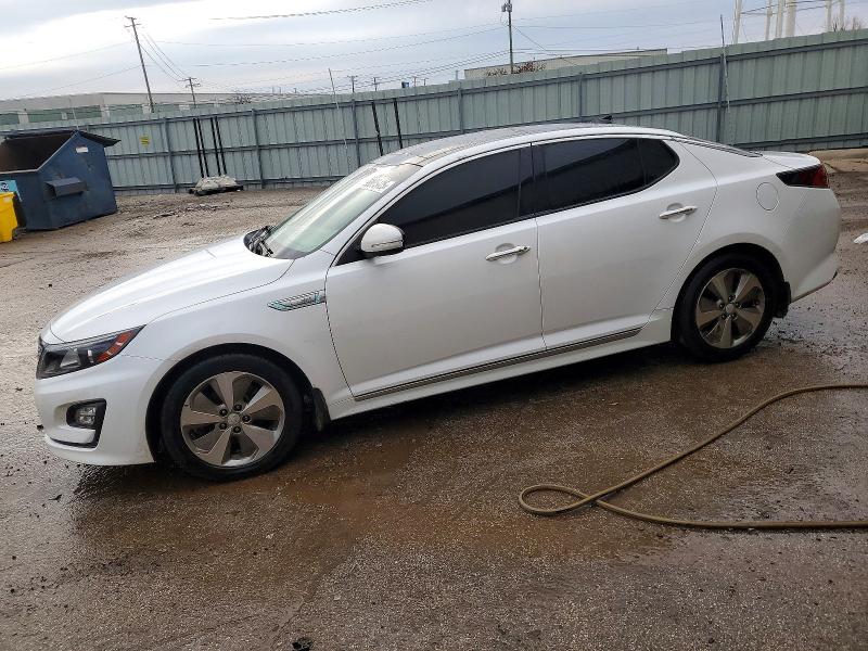 KIA OPTIMA HYB 2014 with VIN KNAGN4AD5E5064907 - Photo from auction