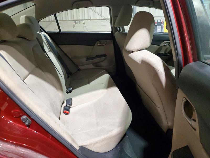 Photo 10 from auction – 2013 HONDA CIVIC LX with VIN 2HGFB2F51DH559532