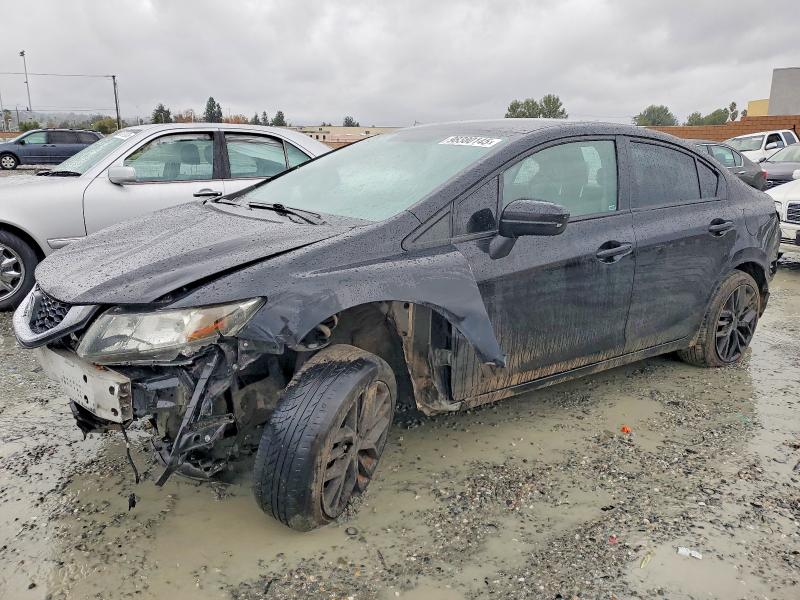 HONDA CIVIC LX 2015 مع رقم تعريف المركبة 19XFB2F5XFE701888 - صورة من المزاد