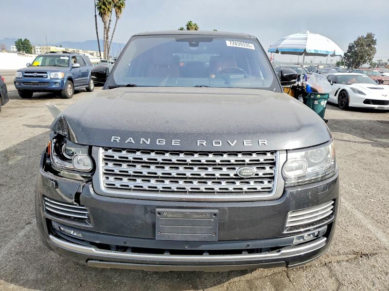 Photo 5 from auction – 2016 LAND ROVER RANGE ROVER with VIN SALGV3EF5GA255254