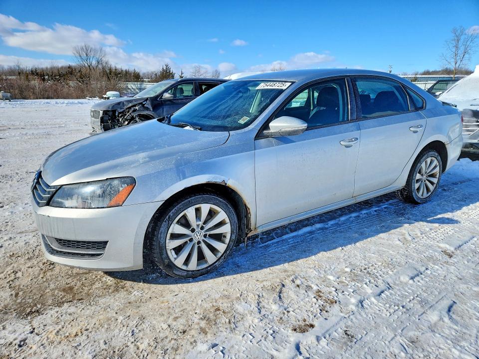 Photo 1 from auction – 2012 VOLKSWAGEN PASSAT S with VIN 1VWAH7A39CC033531