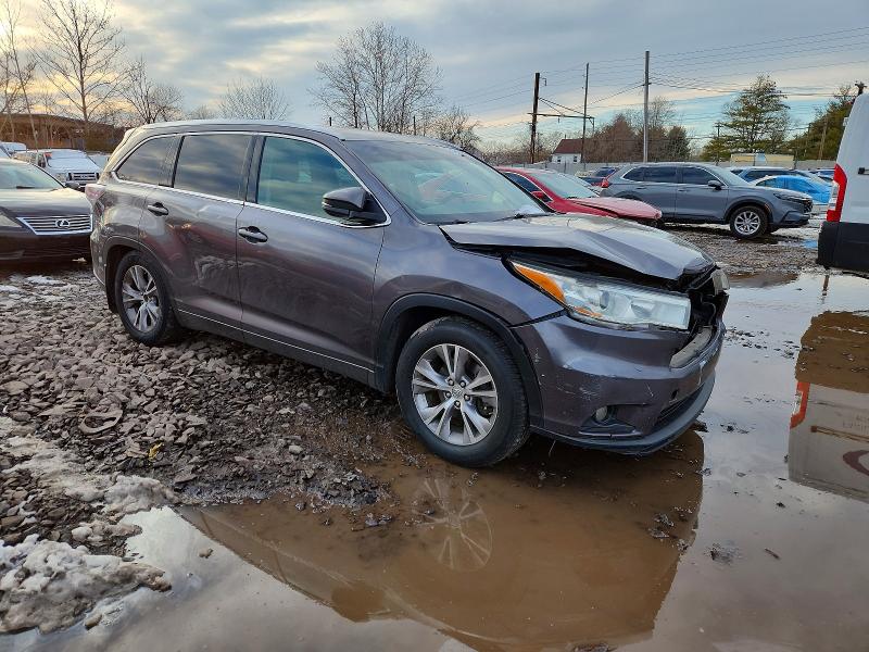 Photo 4 from auction – 2015 TOYOTA HIGHLANDER with VIN 5TDJKRFH7FS184374