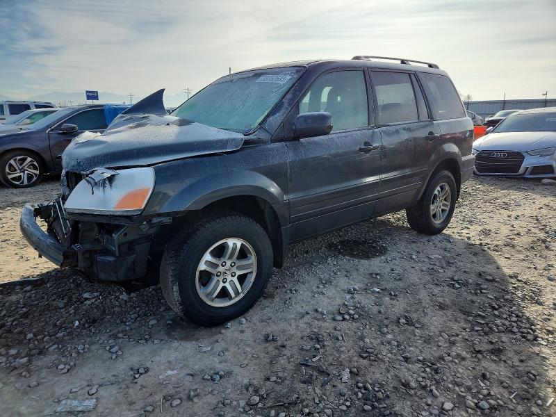 HONDA PILOT EX 2003 with VIN 2HKYF184X3H574854 - Photo from auction