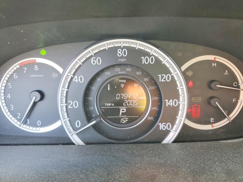 Photo 9 from auction – 2014 HONDA ACCORD EX with VIN 1HGCR2F72EA181074