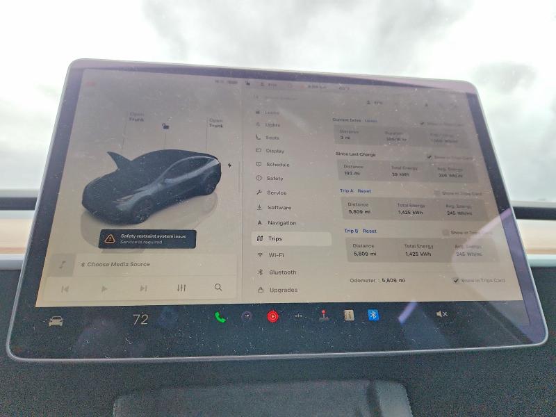 Photo 9 from auction – 2025 TESLA MODEL Y with VIN 7SAYGDED9SF272524