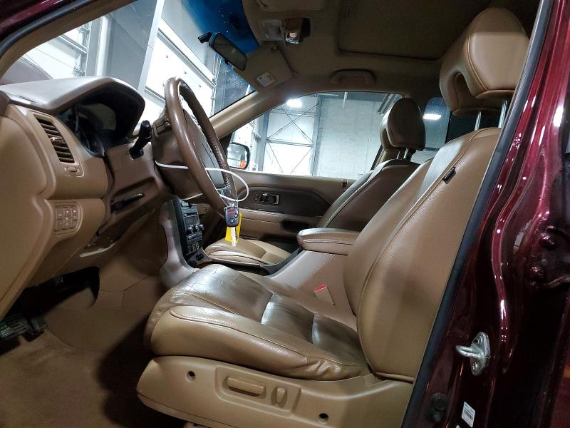 Photo 7 from auction – 2008 HONDA PILOT EXL with VIN 5FNYF18738B003819