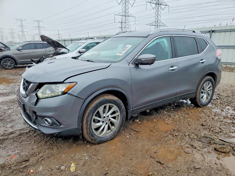 NISSAN ROGUE S 2015 with VIN 5N1AT2MV0FC772935 - Photo from auction