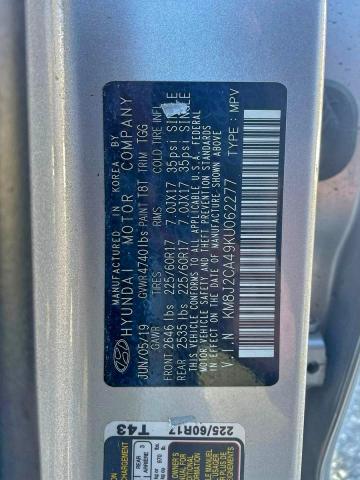 Photo 10 from auction – 2019 HYUNDAI TUCSON SE with VIN KM8J2CA49KU062277