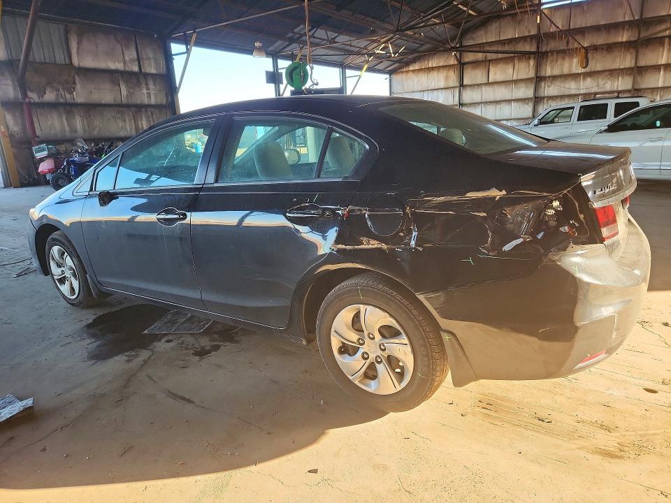 Photo 2 from auction – 2013 HONDA CIVIC LX with VIN 19XFB2F58DE212337