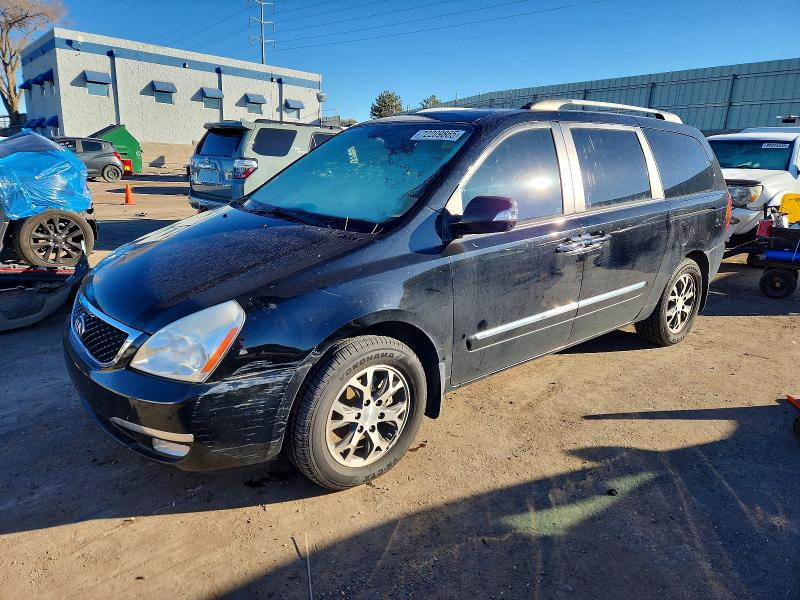 KIA SEDONA EX 2014 with VIN KNDMH4C78E6575011 - Photo from auction