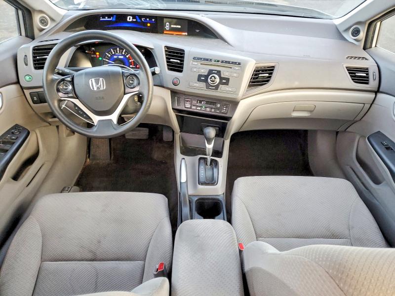 Photo 8 from auction – 2012 HONDA CIVIC HYBR with VIN JHMFB4F20CS010927