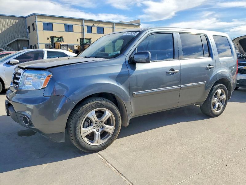 HONDA PILOT EX 2013 with VIN 5FNYF3H40DB014577 - Photo from auction