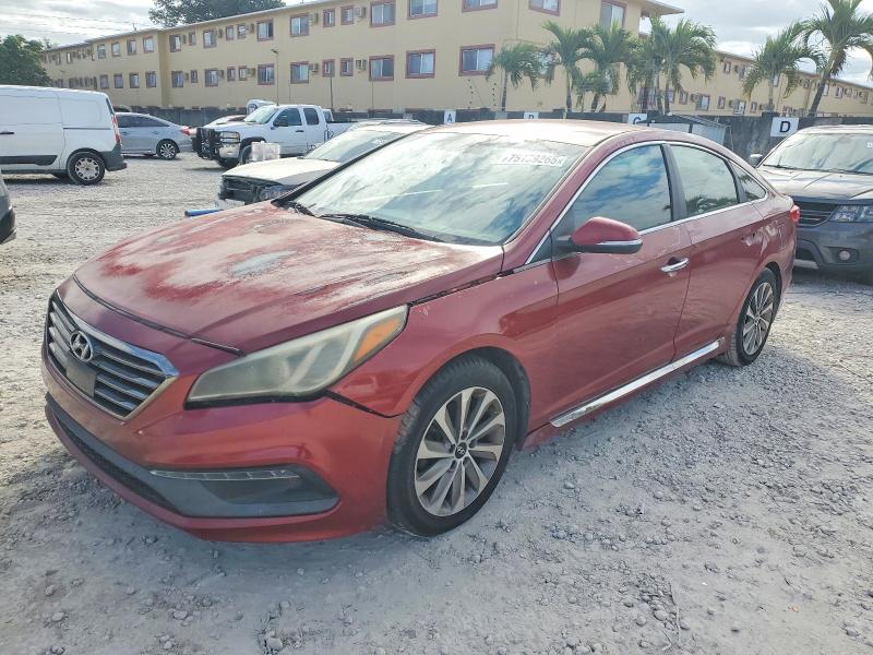 HYUNDAI SONATA 2015 with VIN 5NPE34AF6FH143053 - Photo from auction