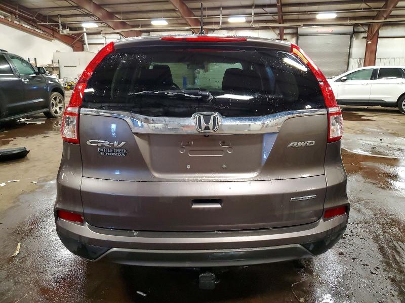 Photo 6 from auction – 2016 HONDA CR-V SE with VIN 5J6RM4H4XGL123155