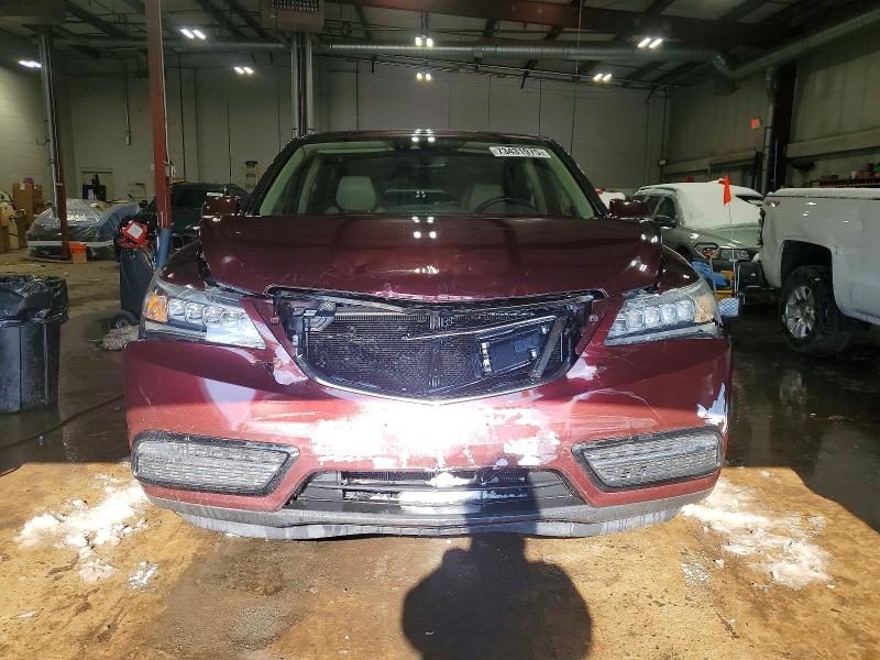 Photo 5 from auction – 2016 ACURA MDX TECHNO with VIN 5FRYD4H42GB029290