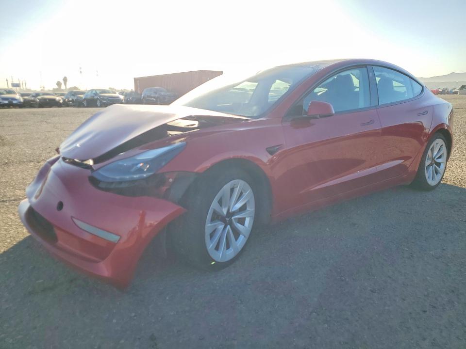 TESLA MODEL 3 2022 with VIN 5YJ3E1EA2NF288344 - Photo from auction