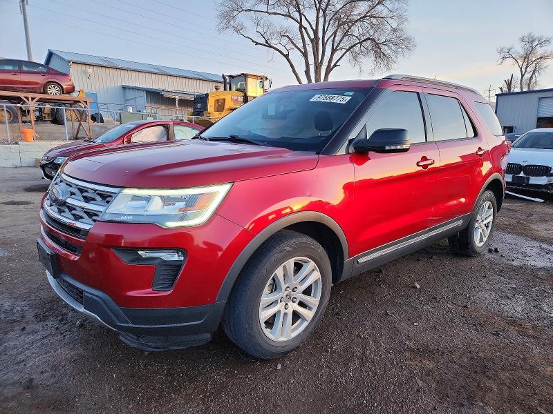 FORD EXPLORER X 2018 with VIN 1FM5K8D82JGB08753 - Photo from auction