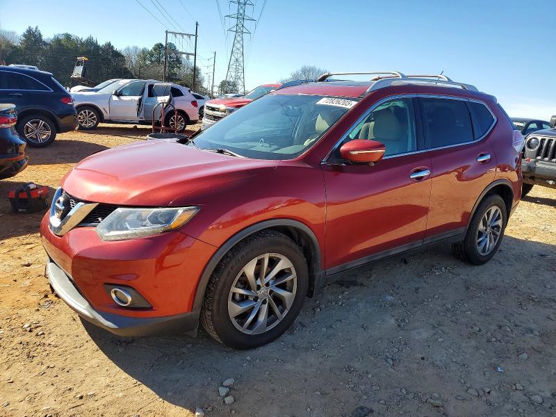 NISSAN ROGUE S 2015 with VIN 5N1AT2MT2FC809949 - Photo from auction