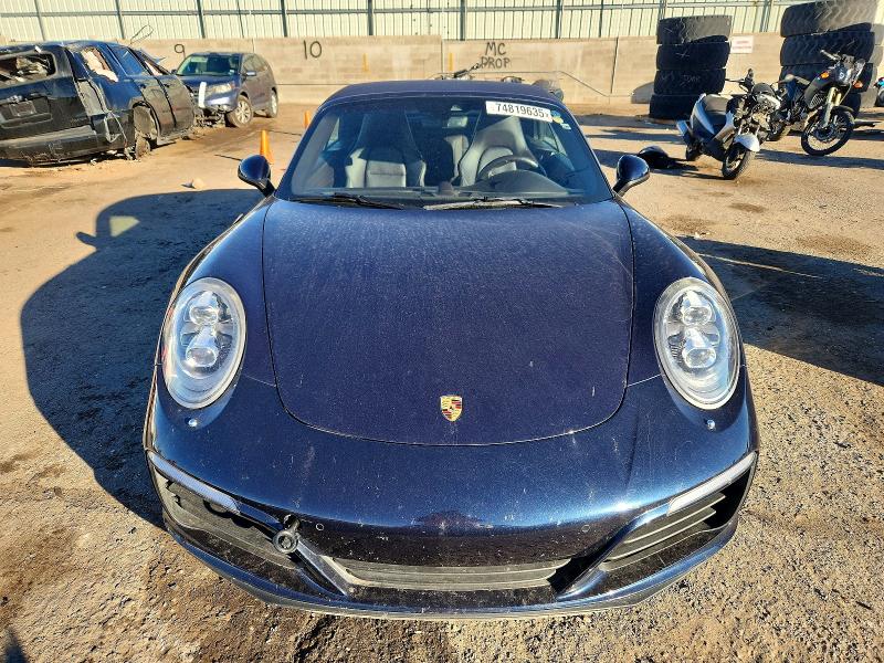 Photo 5 from auction – 2017 PORSCHE 911 CARRER with VIN WP0CB2A92HS155231