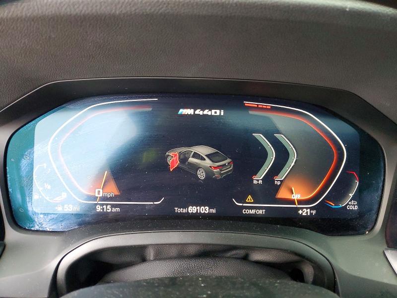 Photo 9 from auction – 2022 BMW M440XI GRA with VIN WBA13AW08NFM73249