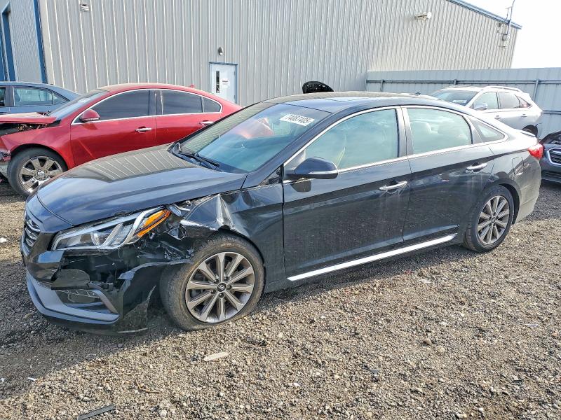 HYUNDAI SONATA 2017 with VIN 5NPE34AF3HH465782 - Photo from auction